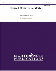 Sunset Over Blue Water