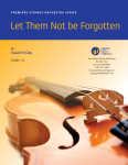 Let Them Not Be Forgotten